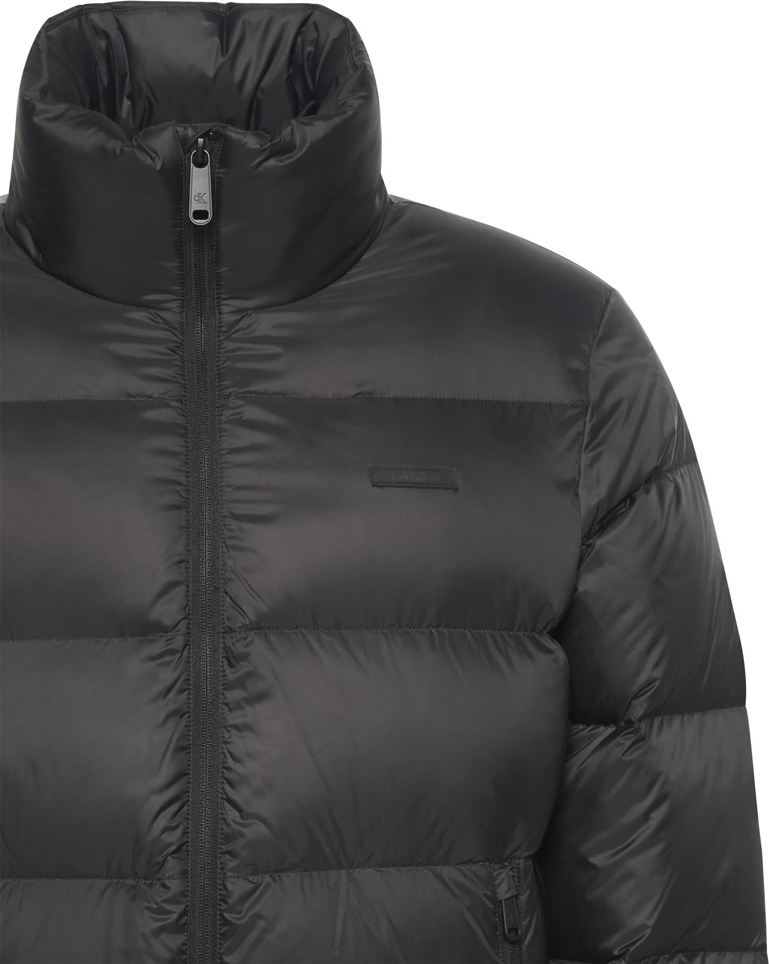 Ls Mdwt Nylon Chnl Down Puffer Black