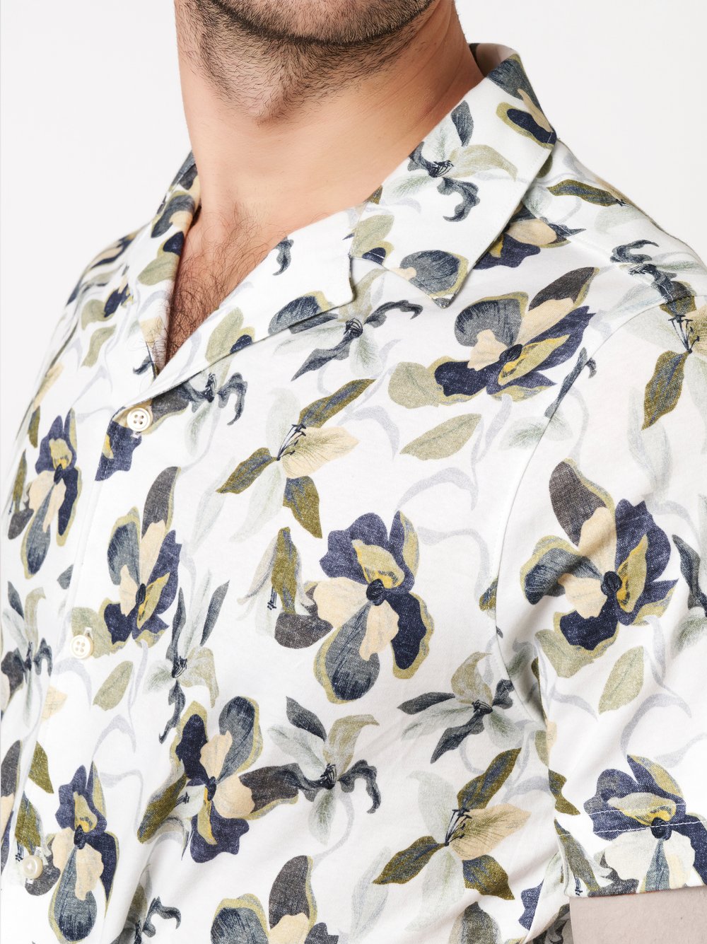 Casual kent 1/2 Green Blue Flowers