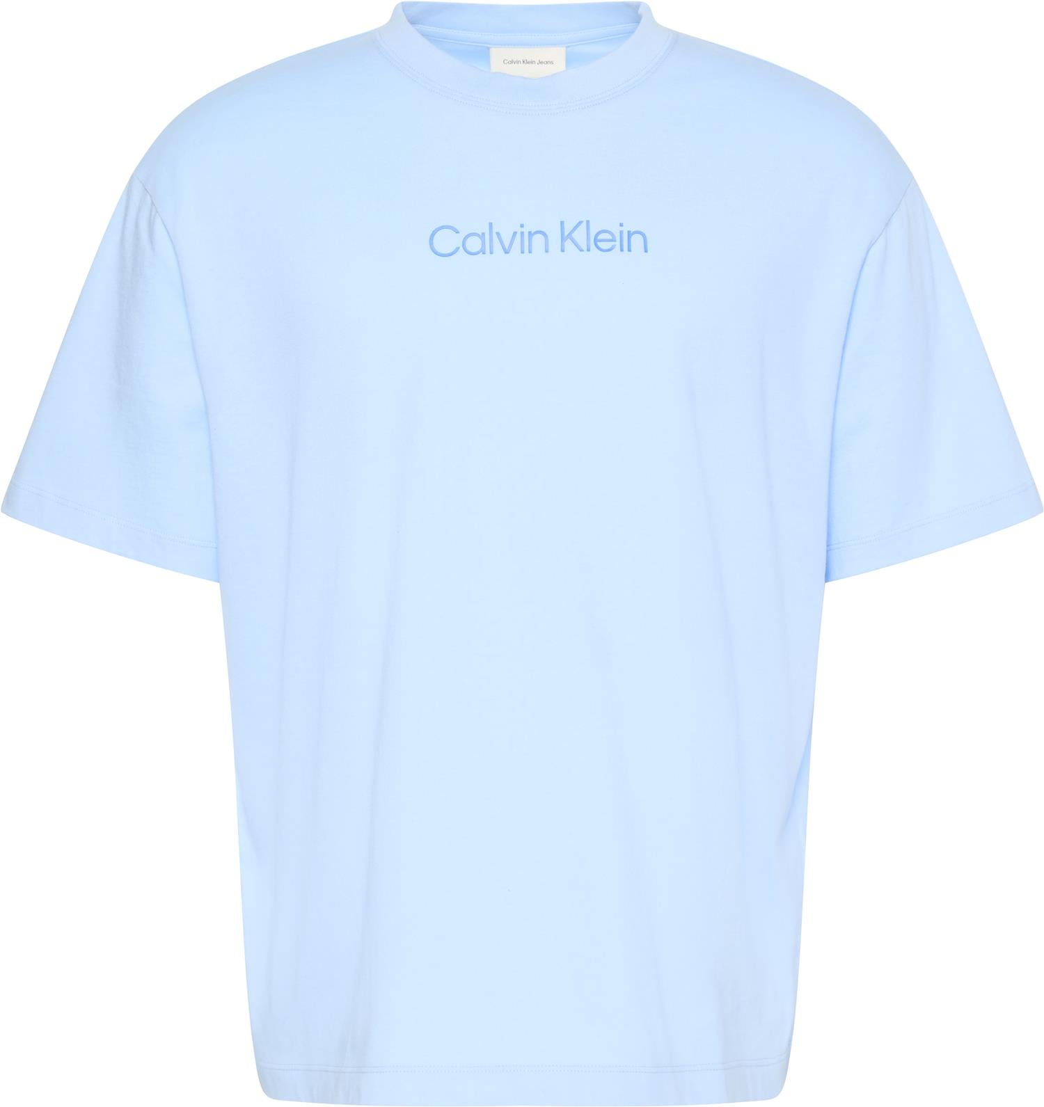 Ss Standard Logo 30s Crewnk Tee Track Blue