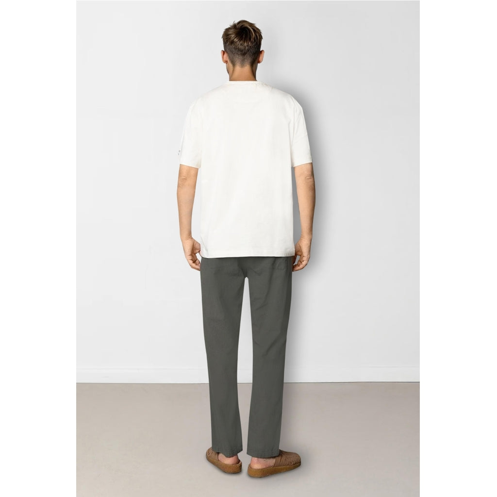 Robert organic T-shirt SS Ecru