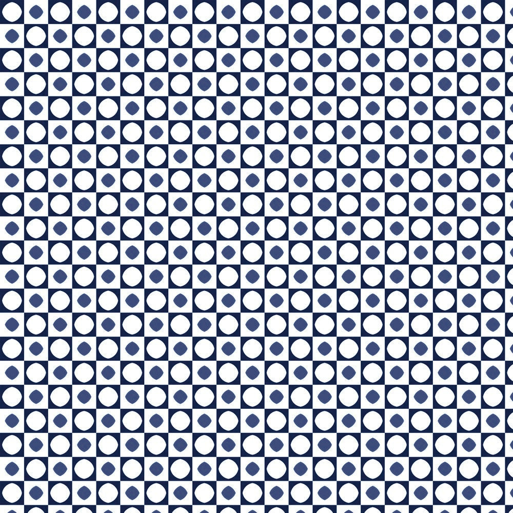 Kent 1/1 Shirts L/S Blue White Squares