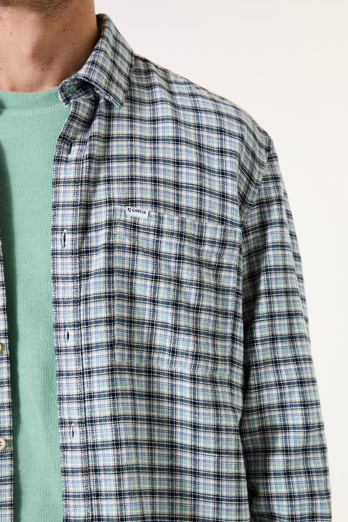 I51281 men´s shirt LS Off White