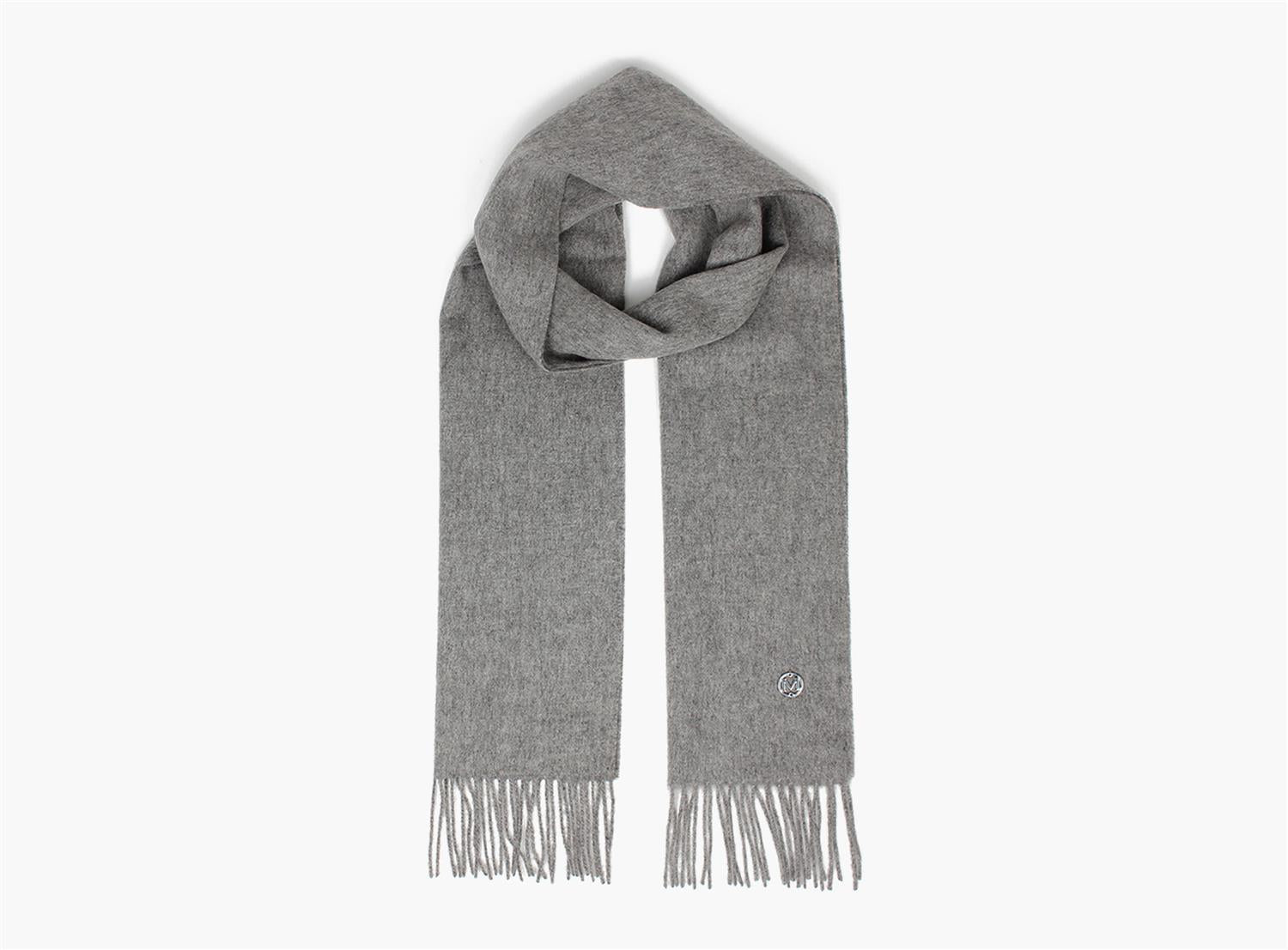 Montecristo 100% wool scarf Lt Grey Mel
