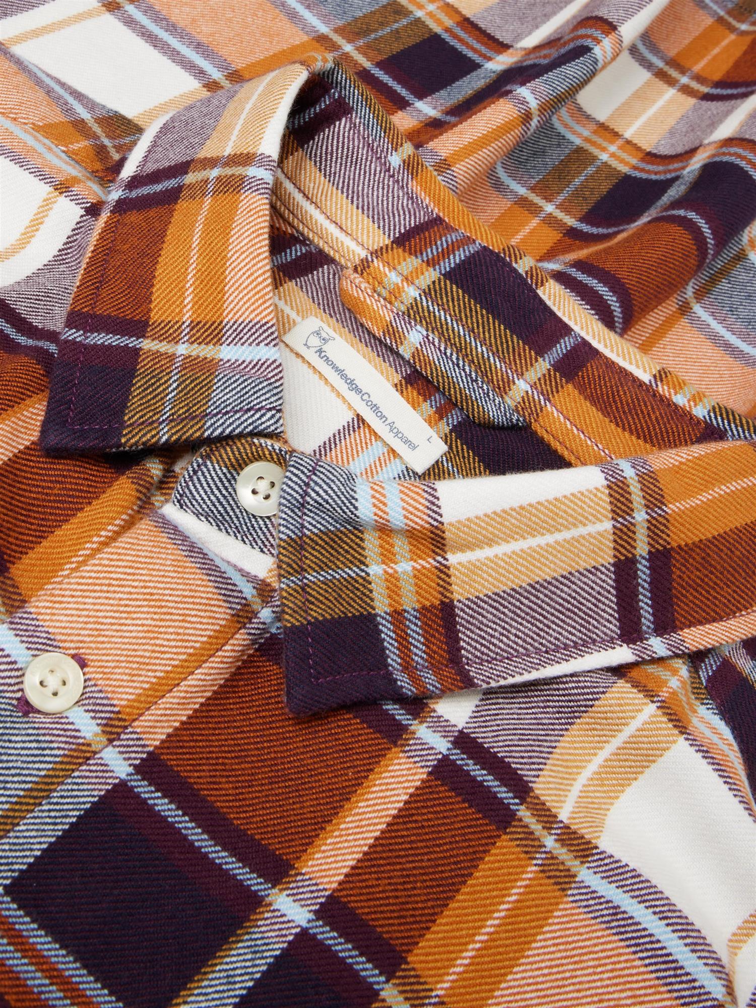 Checked Flannel shirt Red