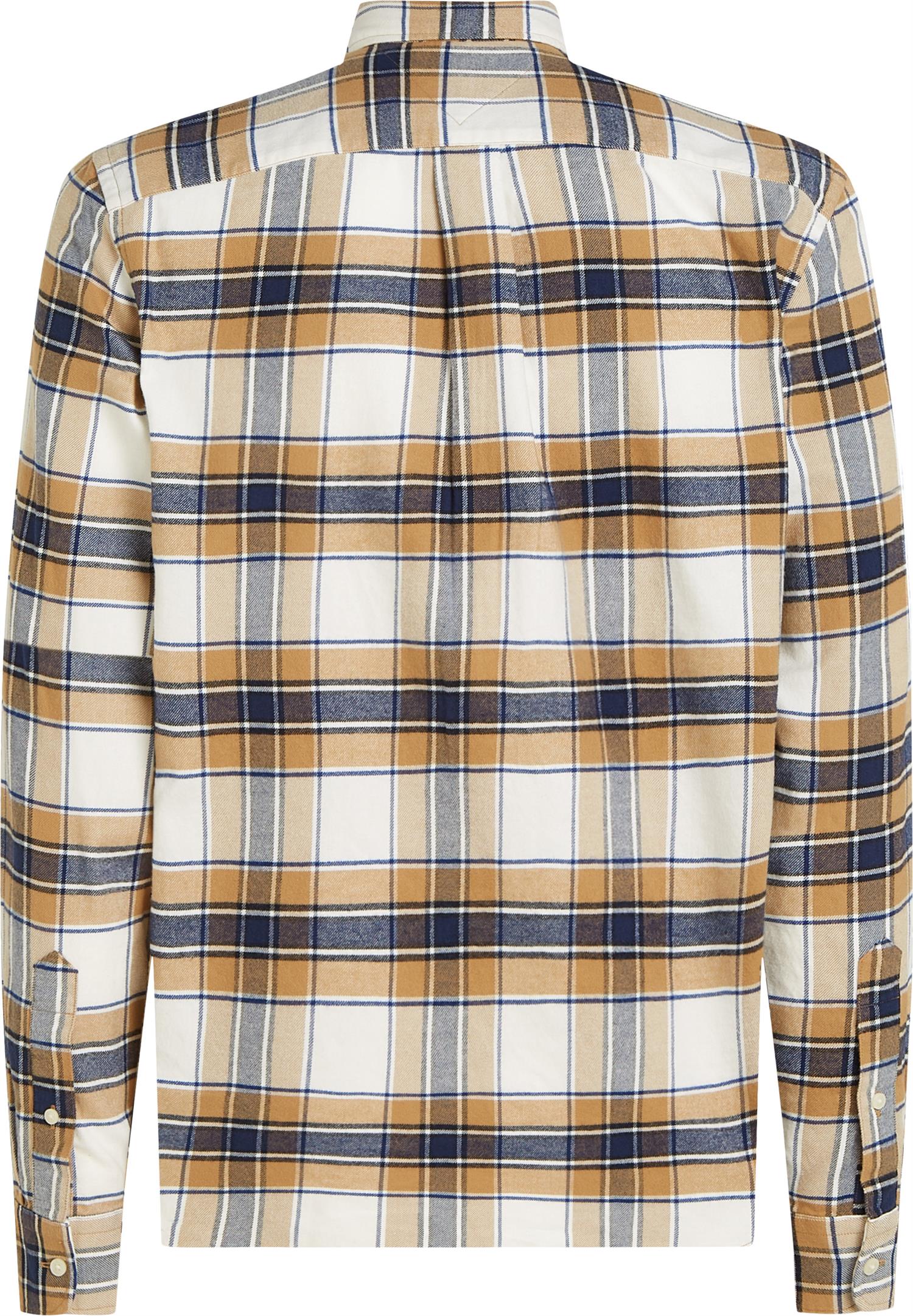 FLANNEL TARTAN CHECK RF SHIRT Safari Canvas / Check