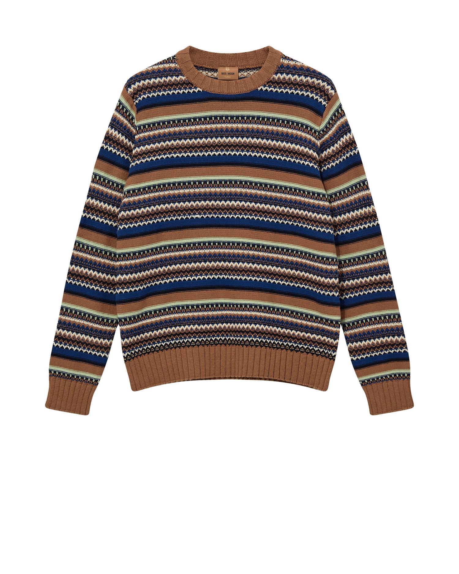 MMGAldo Jacquard Pullover Toasted Coconut