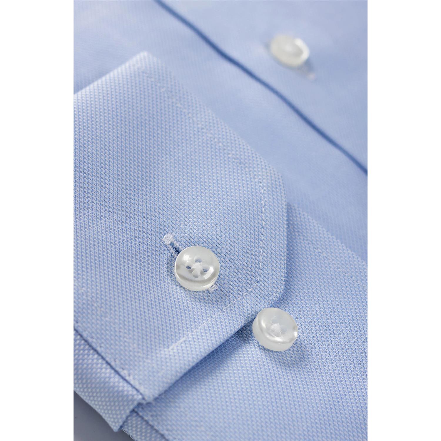 Light blue wrinkle free slim fit shirt Light Blue