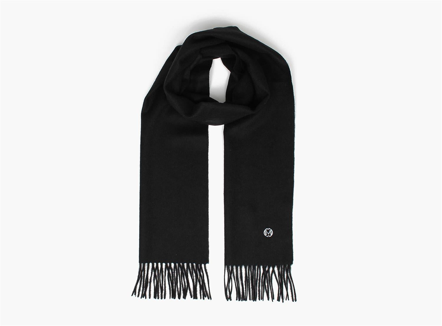 Montecristo 100% wool scarf Black