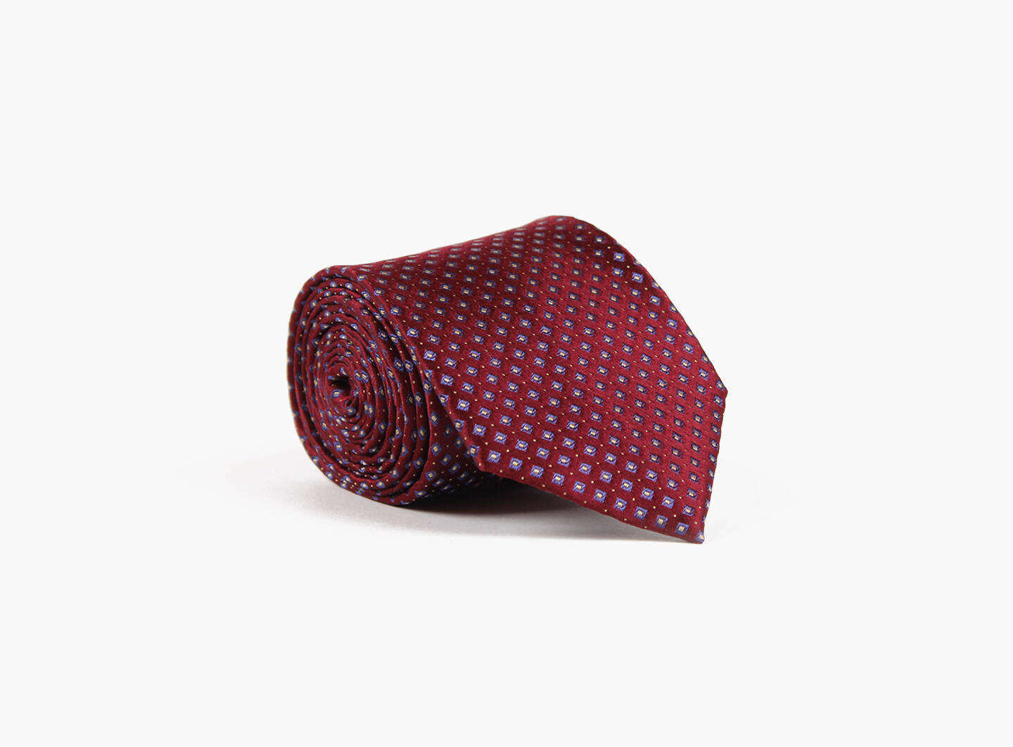 Basic 100% silke Slips 7,6 cm Burgunder