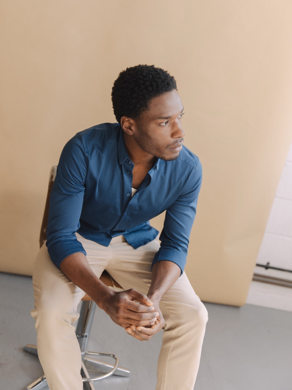 MARCO JERSEY SHIRT Estate Blue