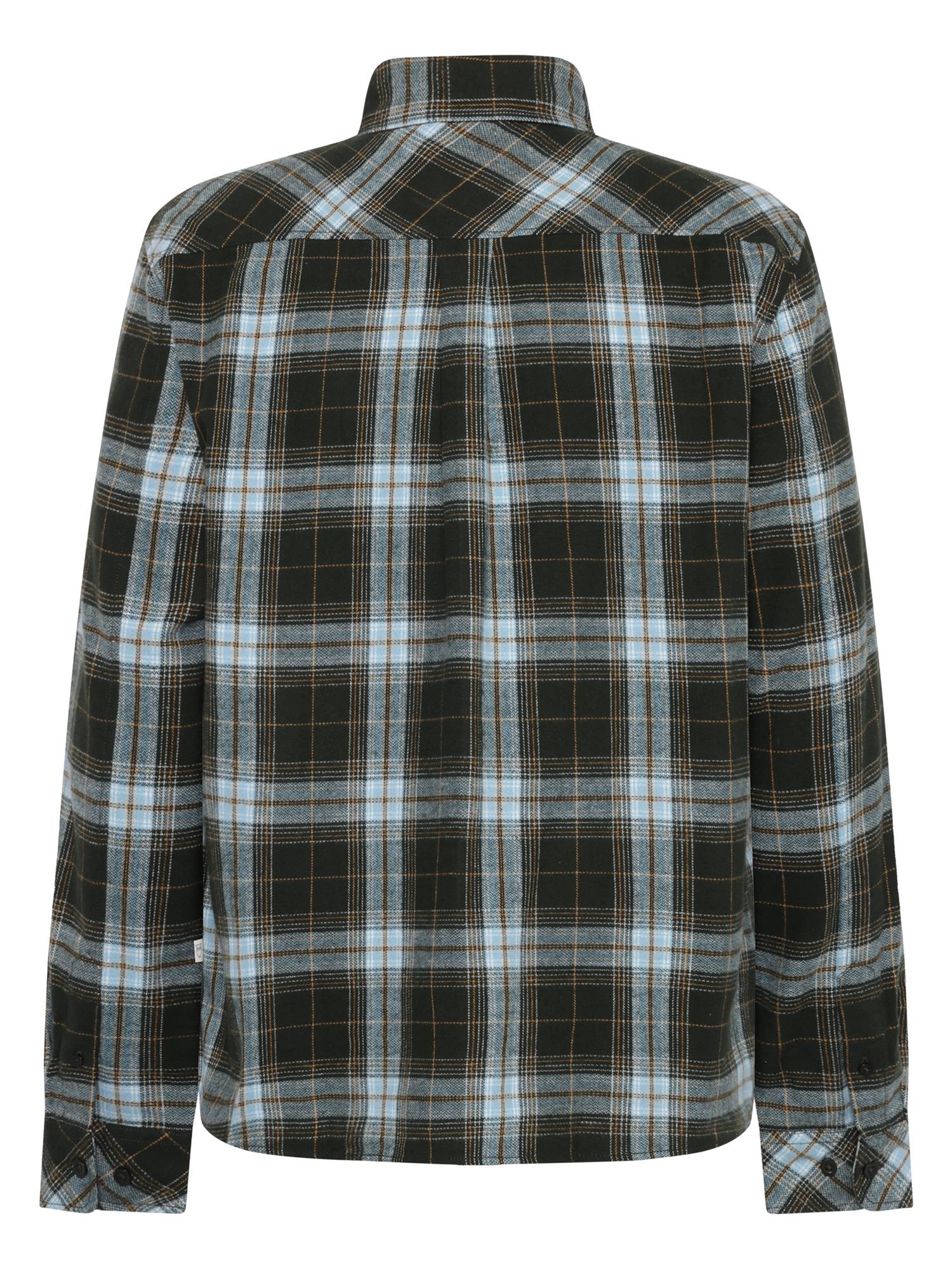 Dune regular check Flannel shirt Green Check