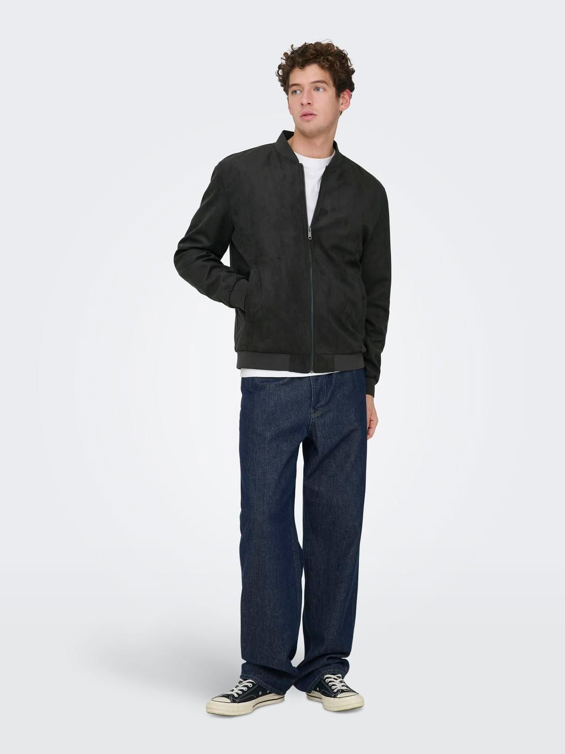 Onslucas Fake Suede Bomber Otw Noos Phantom