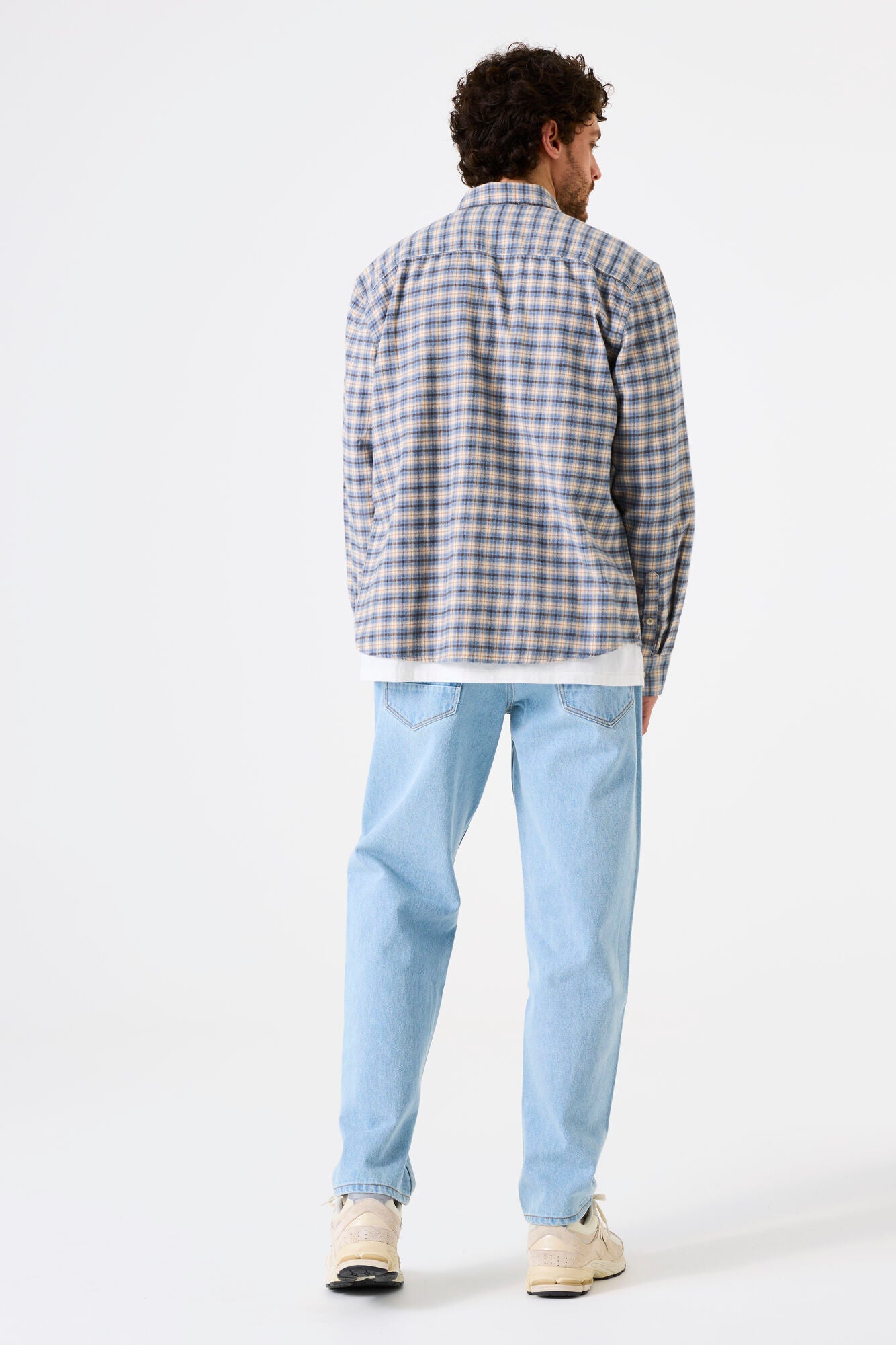 J51083 men´shirt LS Stone Blue