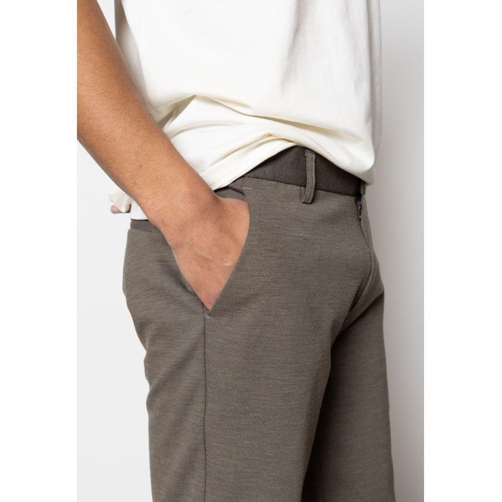 Milano Brendon Jersey Shorts Dark Khaki