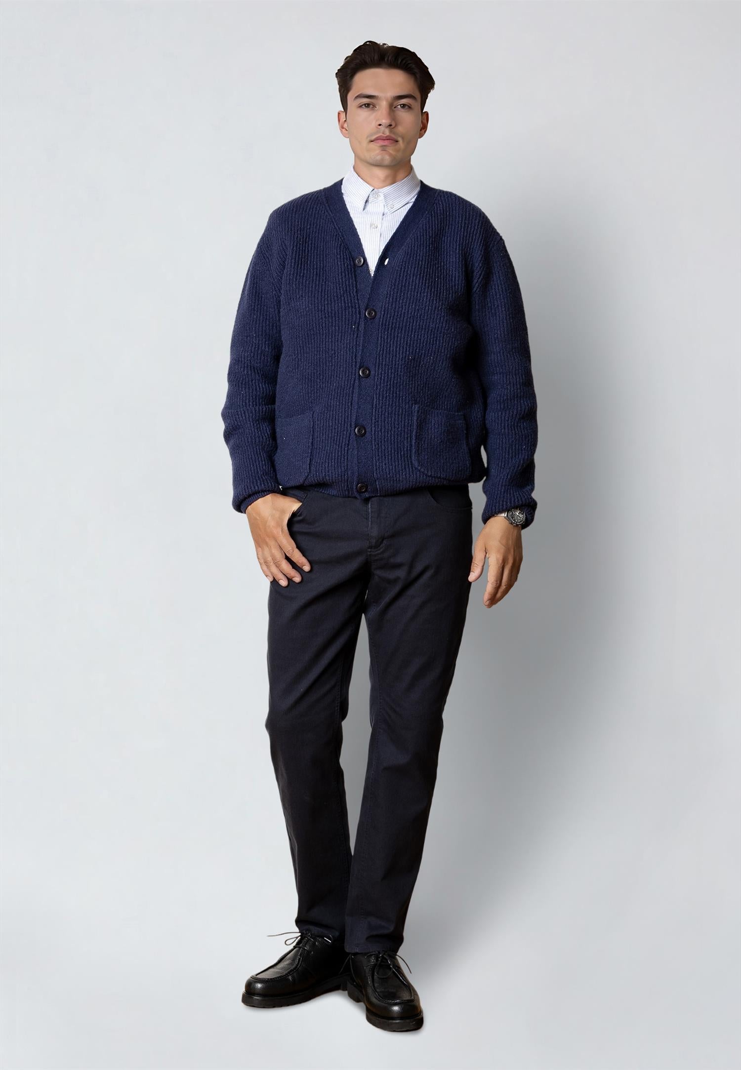 Brooks Cardigan Navy