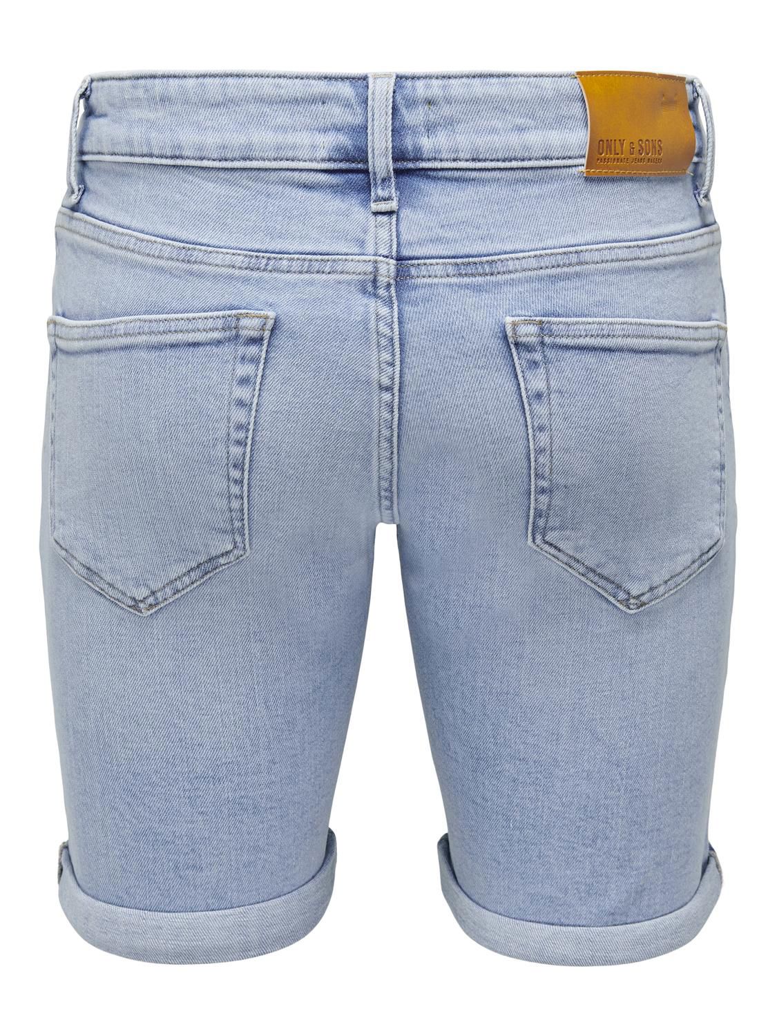 Onsply Lb 5189 Tai Dnm Shorts Noos Light Blue Denim
