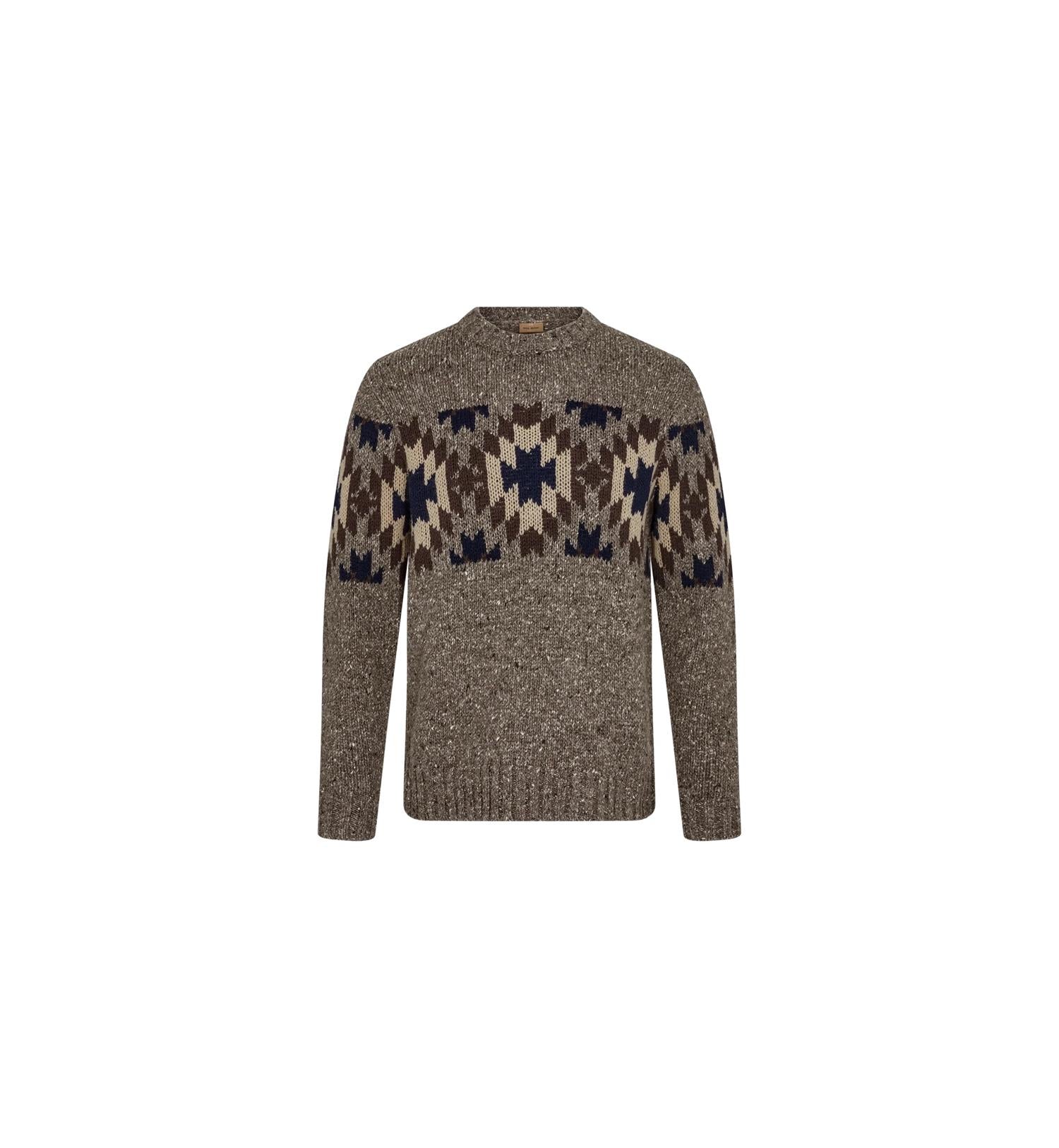 GABARRY KNIT Earth Green Melange