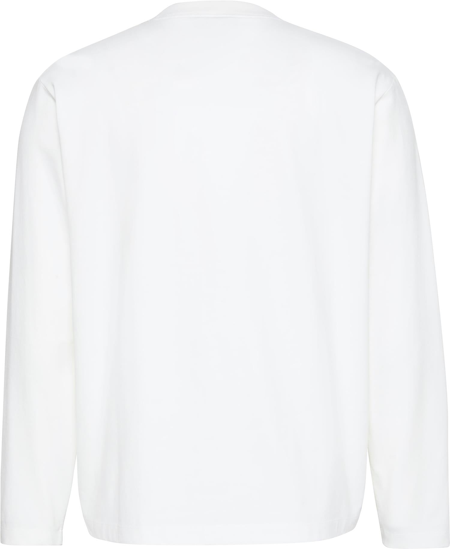 Ls Rlxd Standard Logo Crewnk Tee Bright White