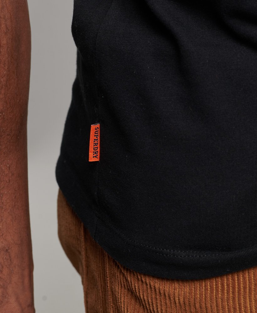 Vintage LOGO EMB TEE Black Black