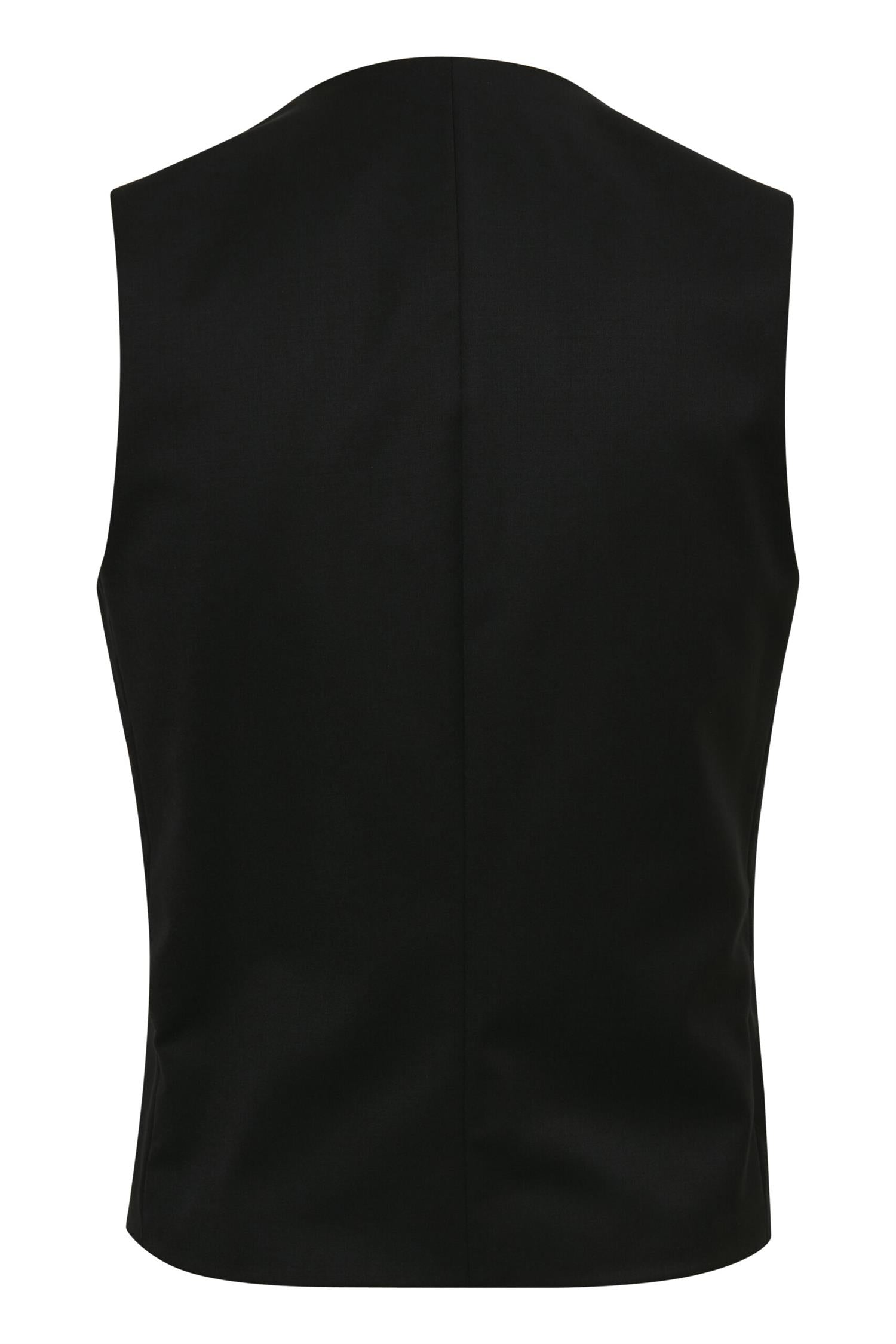 Breck Stretch Suit Vest Black