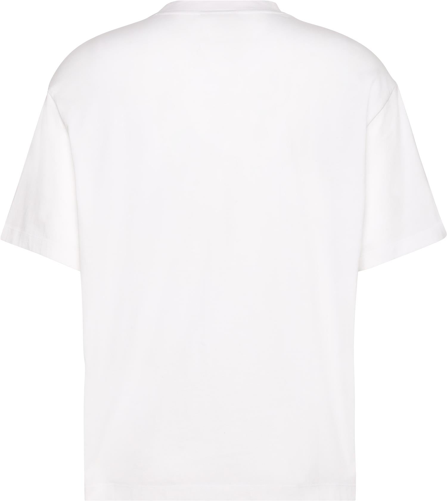 Ss Standard Logo 30s Crewnk Tee Bright White