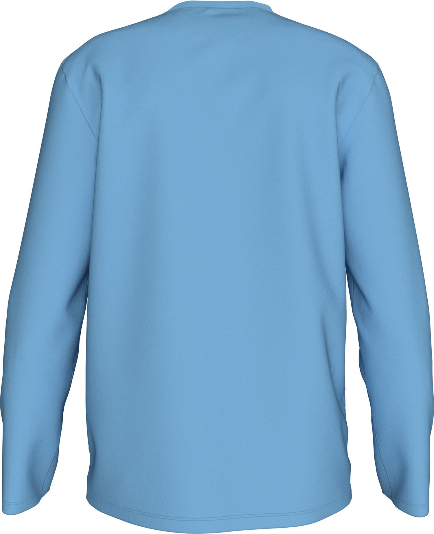 Ls Rlxd Standard Logo Crewnk Tee Track Blue