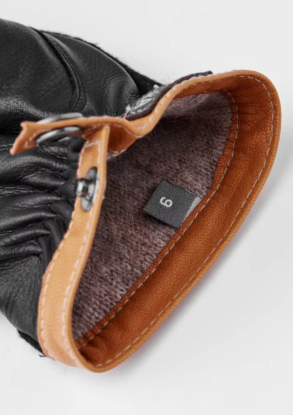 Deerskin wool Tricot Black/Chocolate