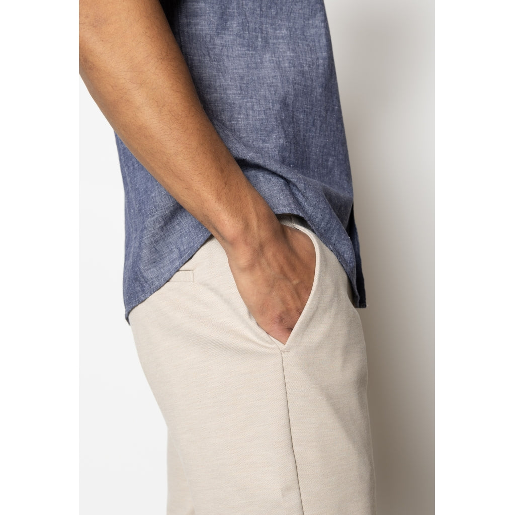 Milano Brendon Jersey Shorts Ecru