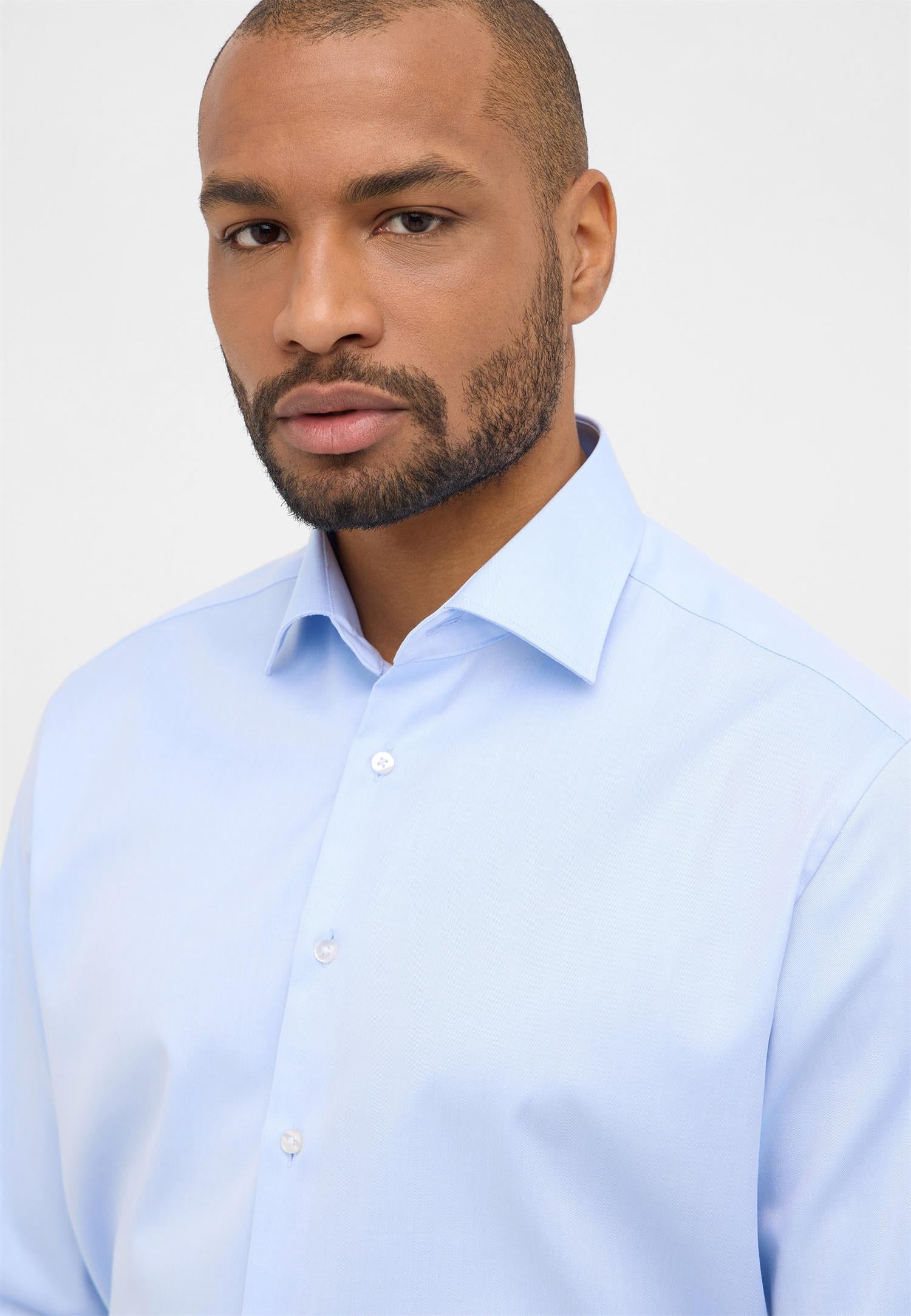 Basic Mod. Fit L/S X18K Lt. Blue Lt. Blue