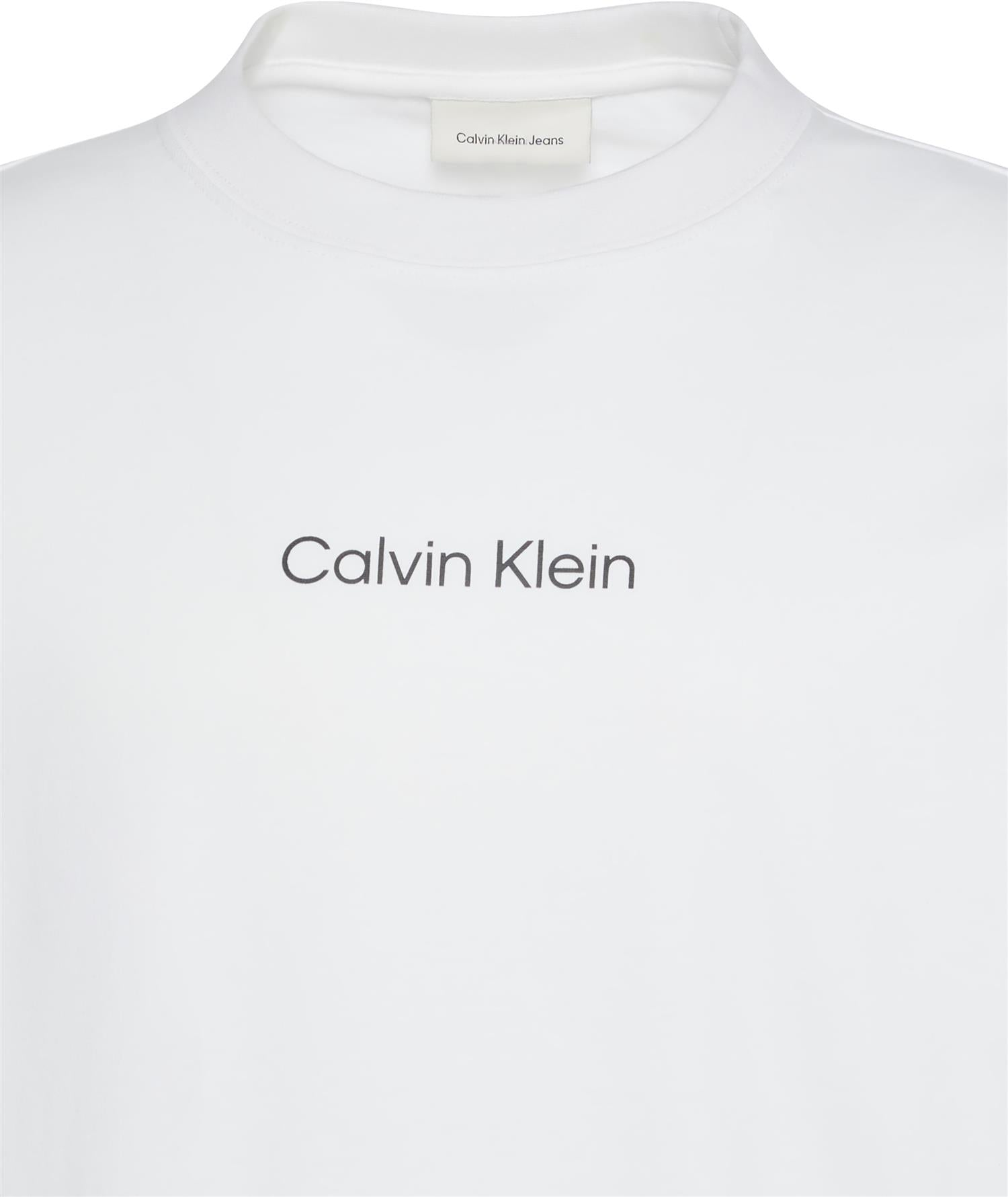 Ls Rlxd Standard Logo Crewnk Tee Bright White