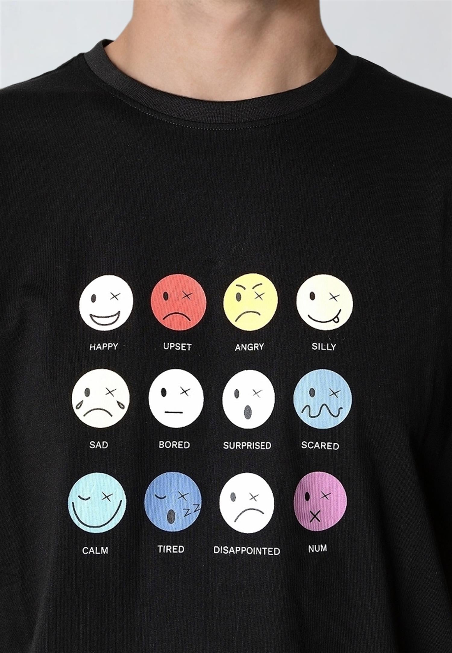 Emoji T-shirt Black