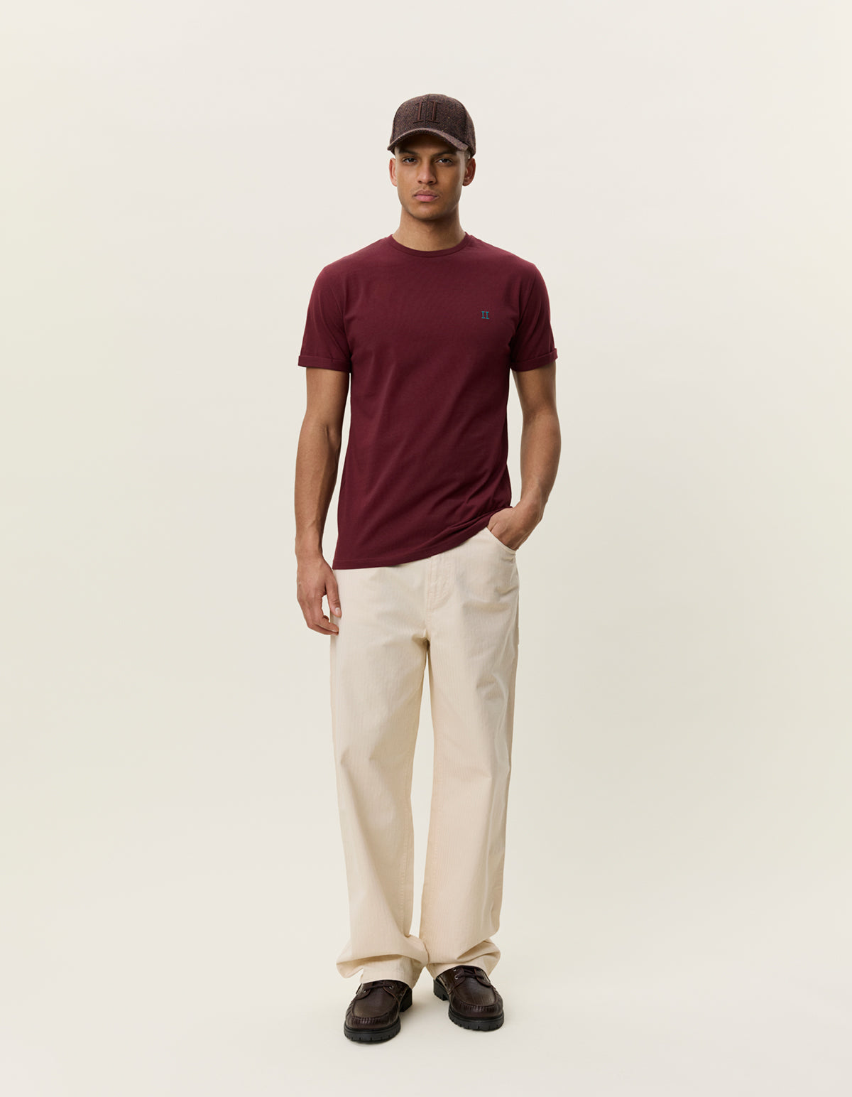 Core Seasonal T-Shirt Burgunder