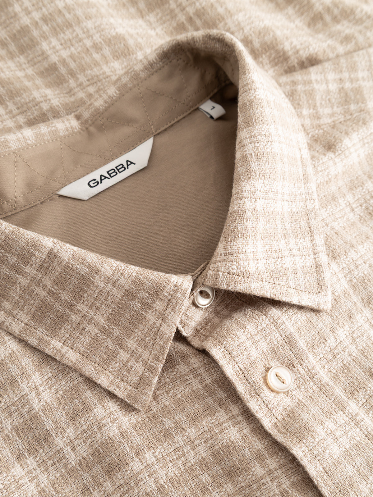 Gabba Sven Regular Skjorte – Sand