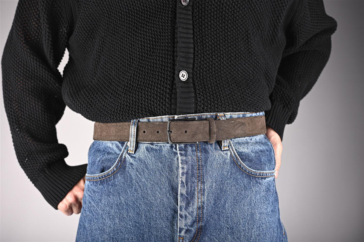 Leather Belt Dark Brown