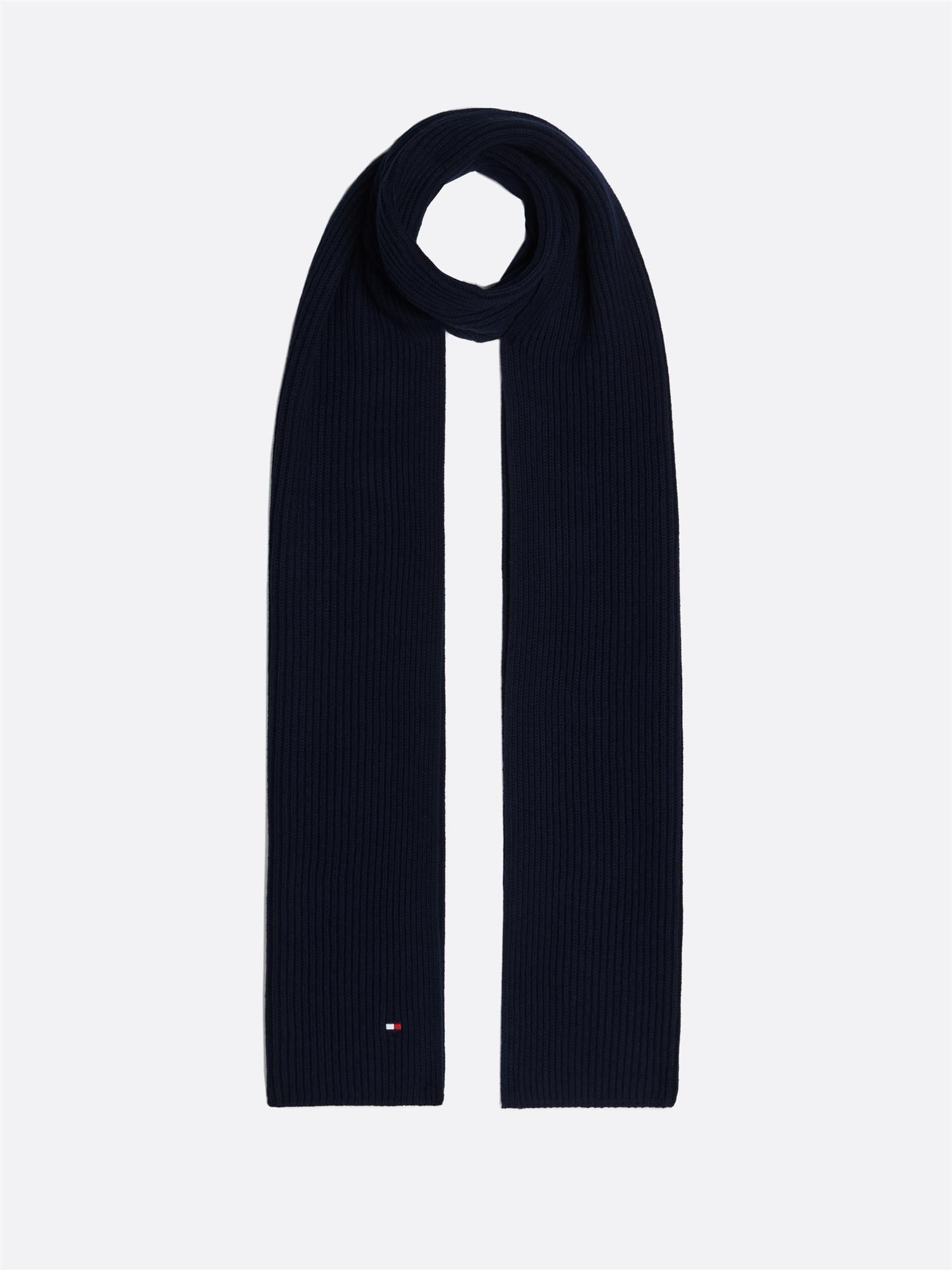 Th Flag Pima Cotton Cash Scarf Space Blue