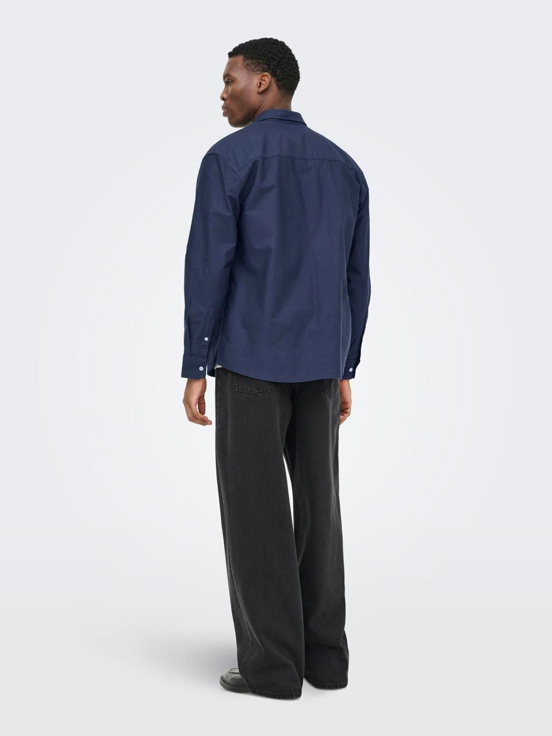 Onsoxford Ls Shirt Frml Noos Blue Nights