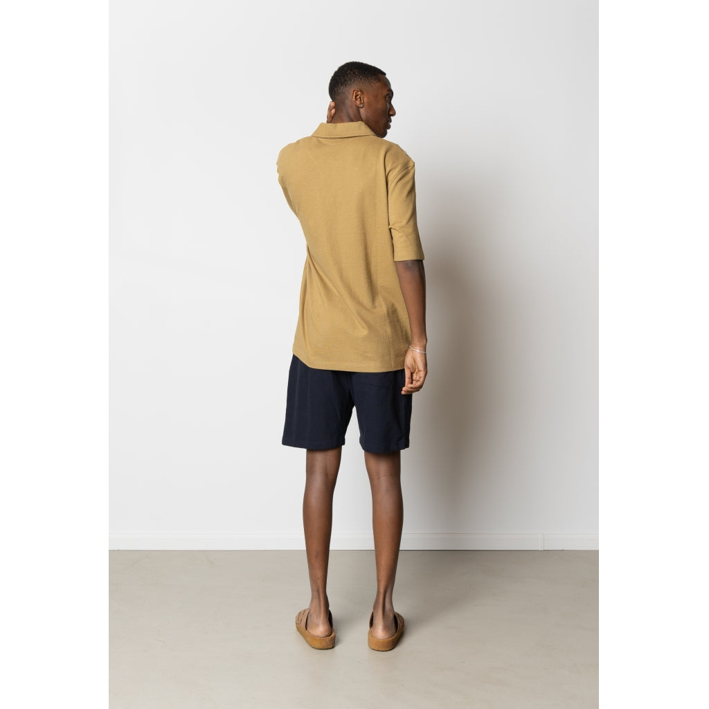 Calton Structured Shorts Dark Navy
