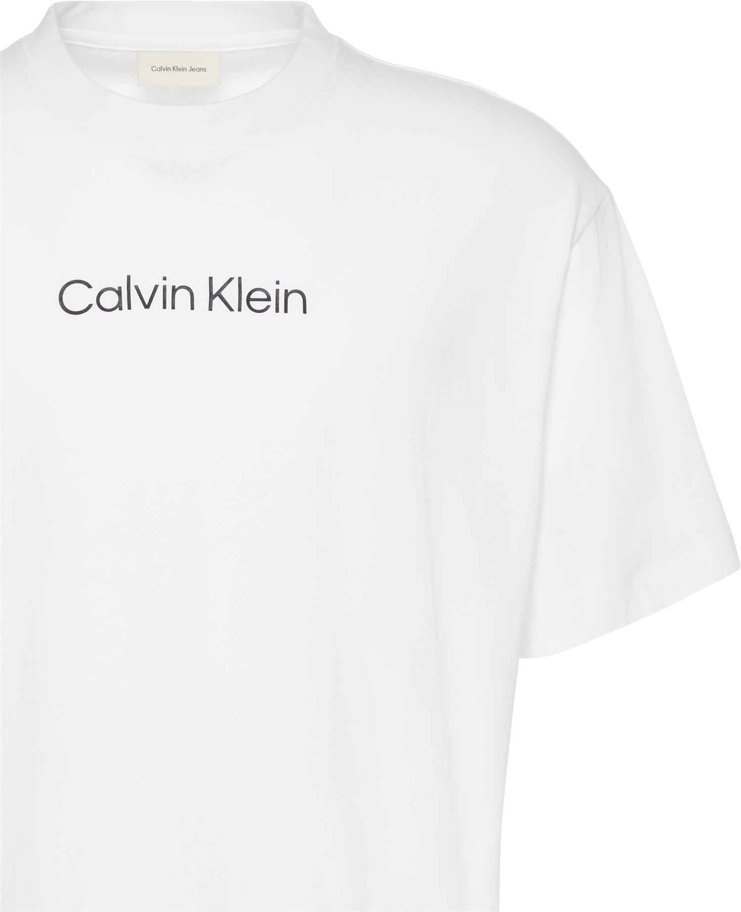 Ss Standard Logo 30s Crewnk Tee Bright White