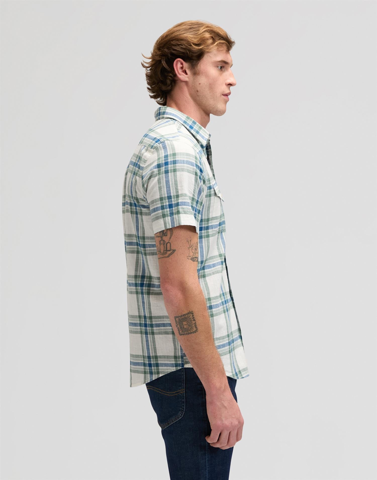 Lee western shirt Hvit
