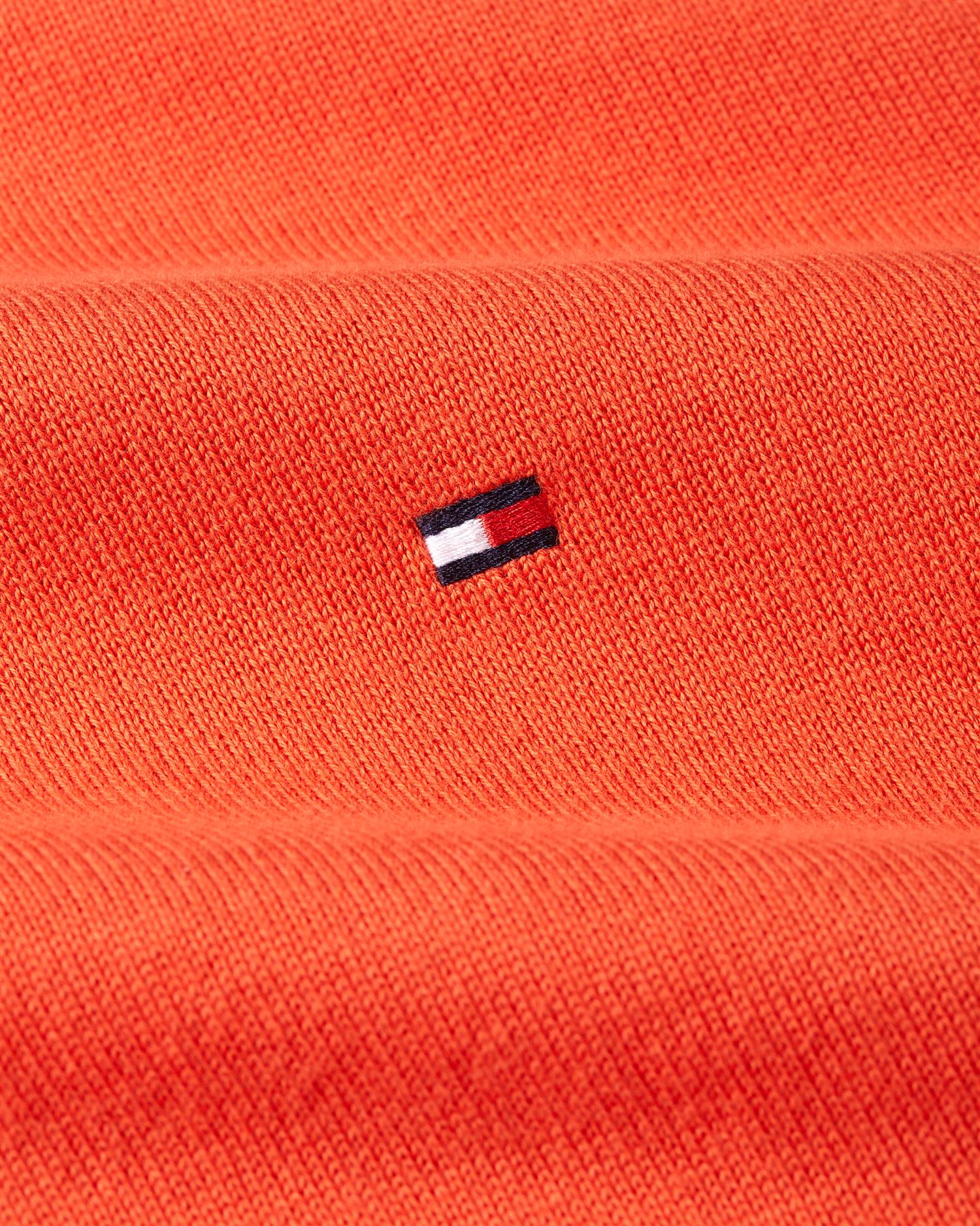 ESSENTIAL SSNL COTTON CREW NECK Brilliant Orange