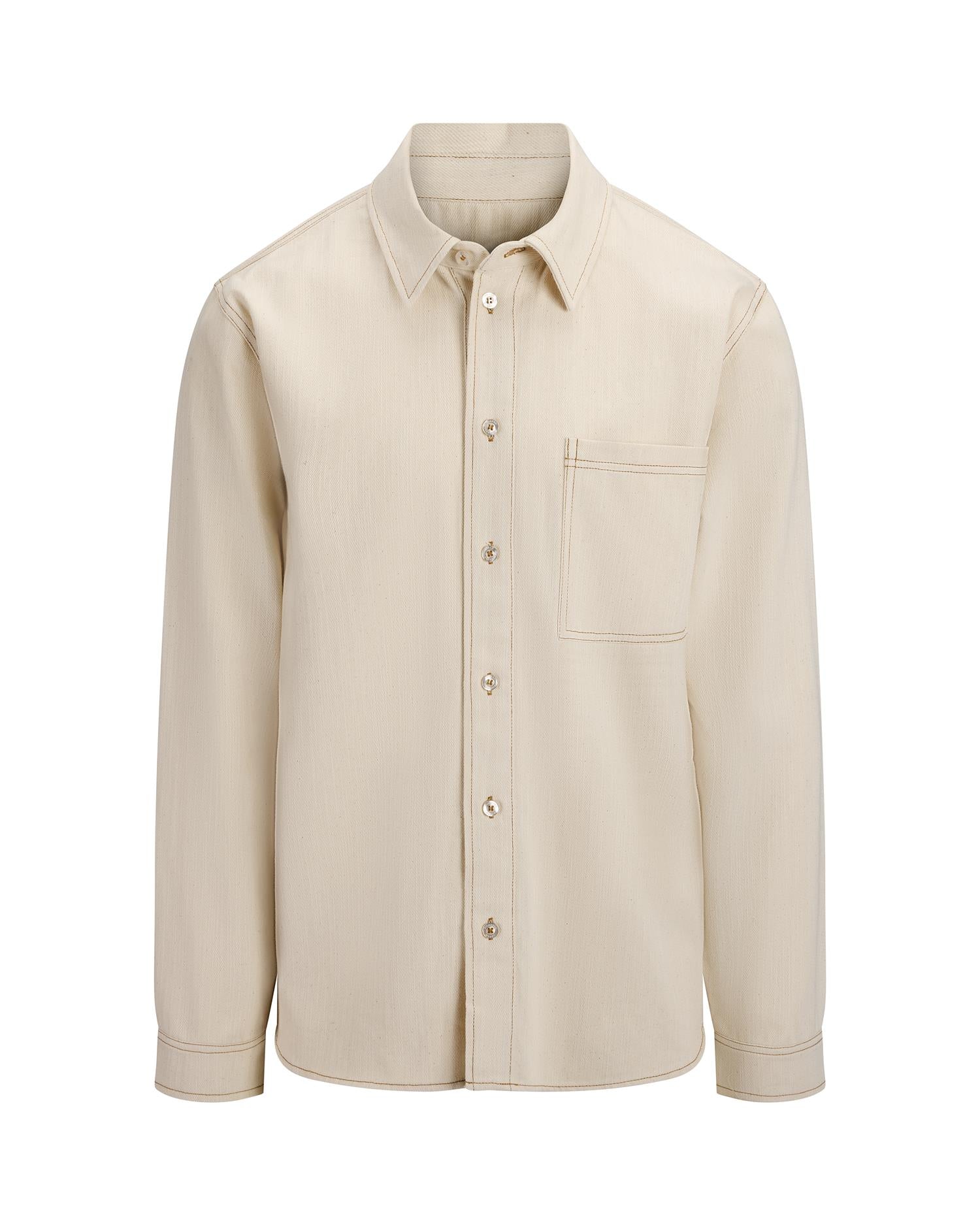 Geoffrey Ls Shirt Cream