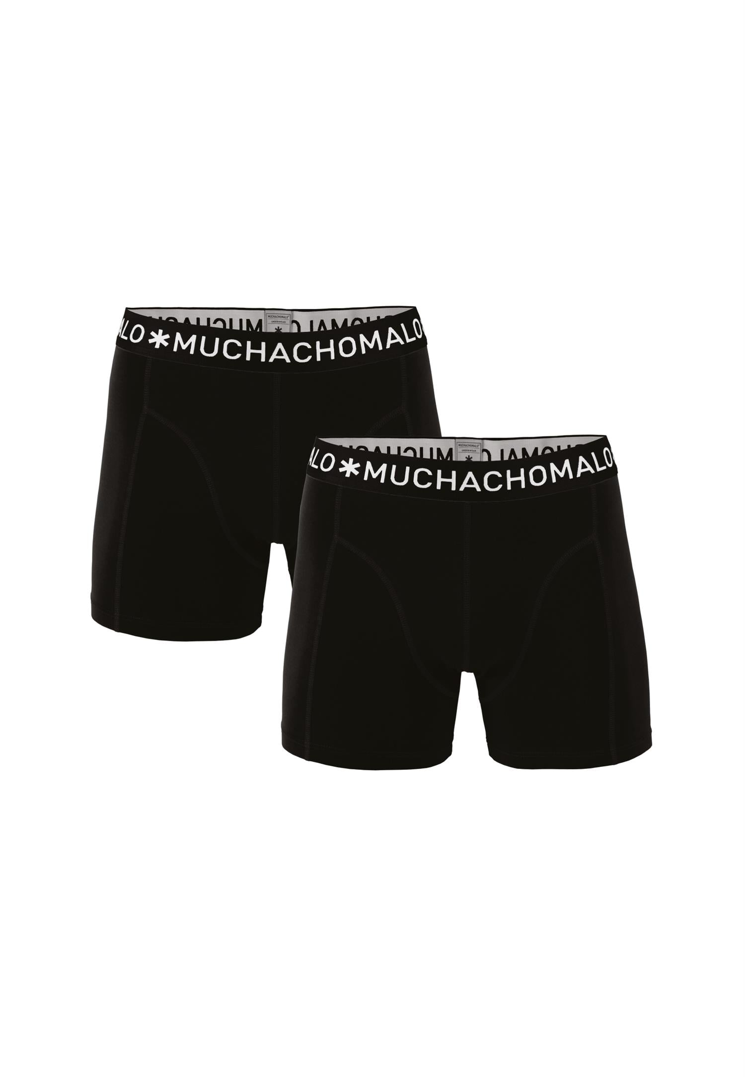 1010 2pk Solid Boxer 02 Black
