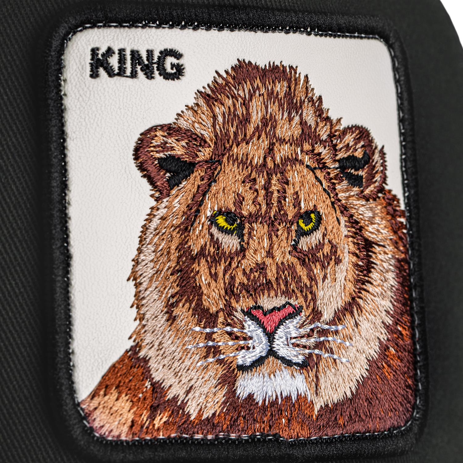 The King Lion Trucker Black