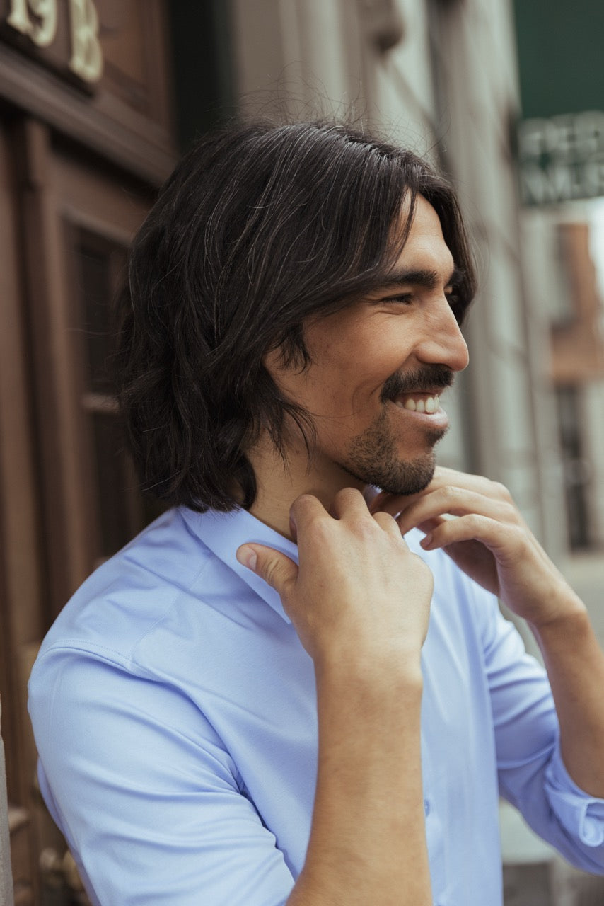 Marco Crunch Jersery shirt Light Blue