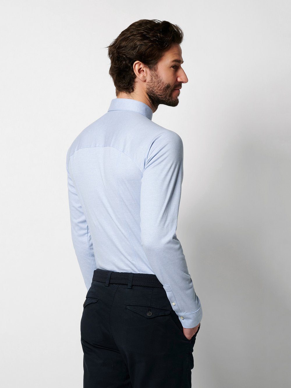 Kent 1/1 Shirts LS Light Blue