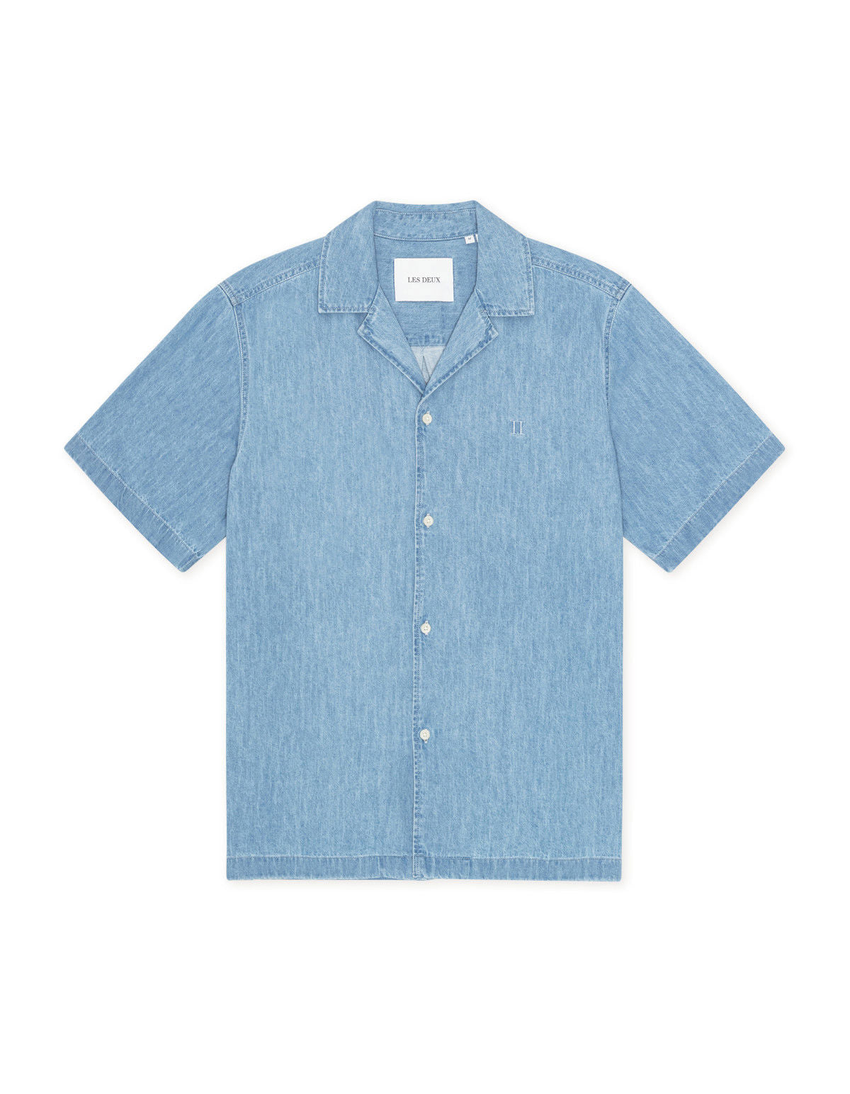 Lesley Denim Ss Shirt Light Indigo Wash