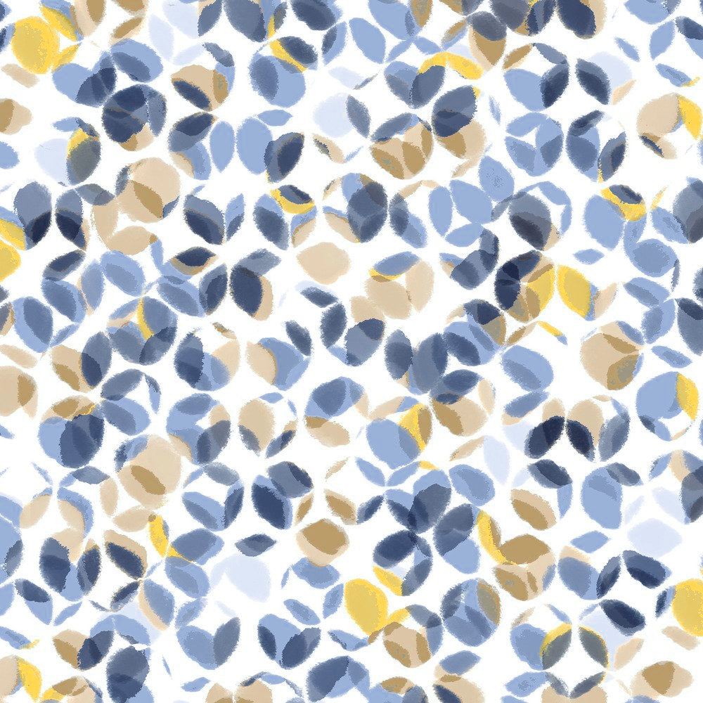 Kent 1/1 Shirts L/S Blue Yellow Prints