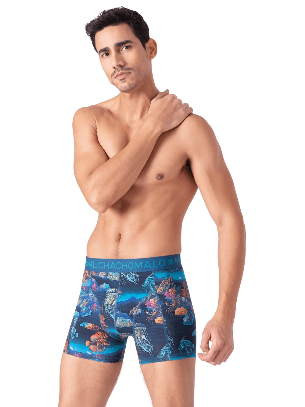 Deep sea mountaintop 1010 04 2pk boxer Multicolor