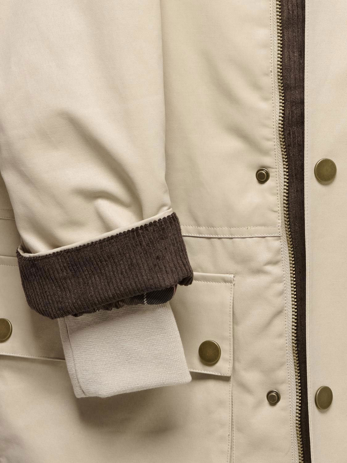 Onsbob Waxed Jacket Otw Feather Gray