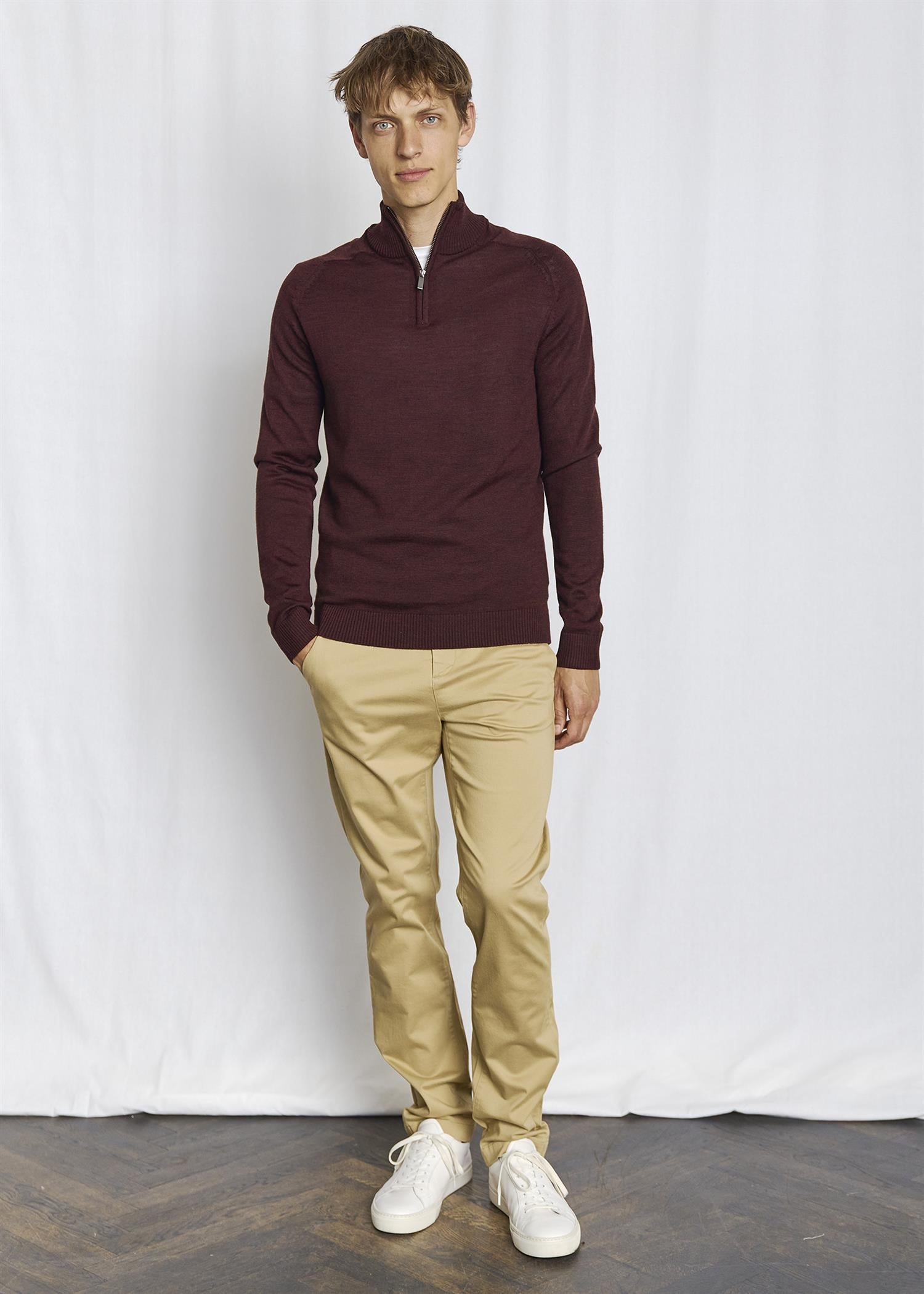 Pelle Regular fit Bordeaux